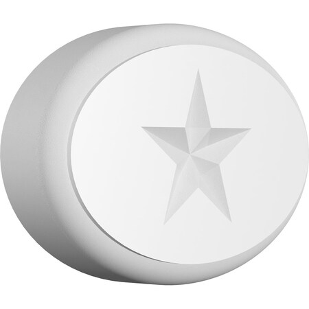 Ekena Millwork Standard Dalton Star Rosette With Rounded Edge, 4"W x 2 3/4"H x 3/4"P ROSP040X028X075DAL08